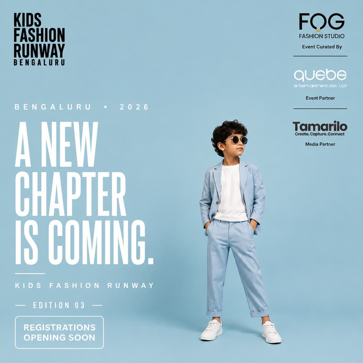 Kids Fashion Runway Bengaluru — Edition 3 — promotional poster for the Kids Fashion Runway show in Bengaluru — poster 4 of 4
